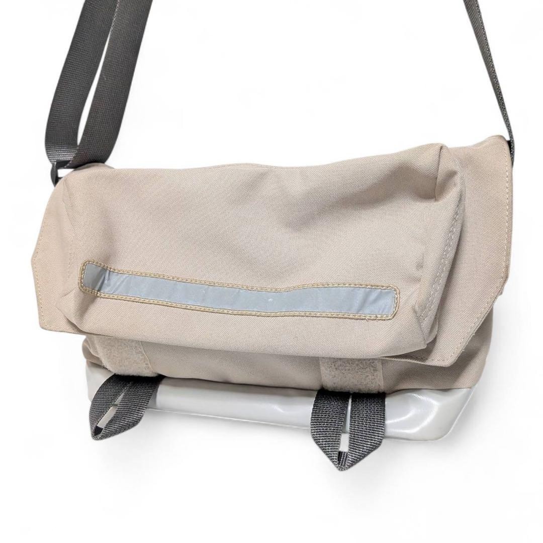 PORTER x Margaret Howell Shoulder Bag Beige Messenger Flap Excellent Japan