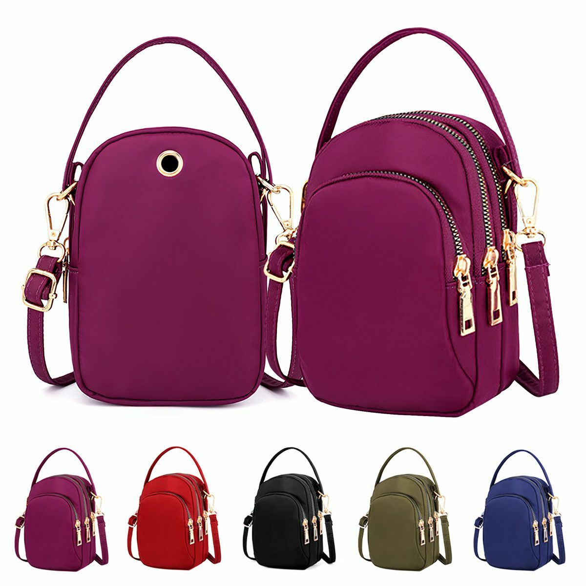 Small Cell Phone Purse Wallet Handbag Case Women Shoulder Bag Cross-body Pouch