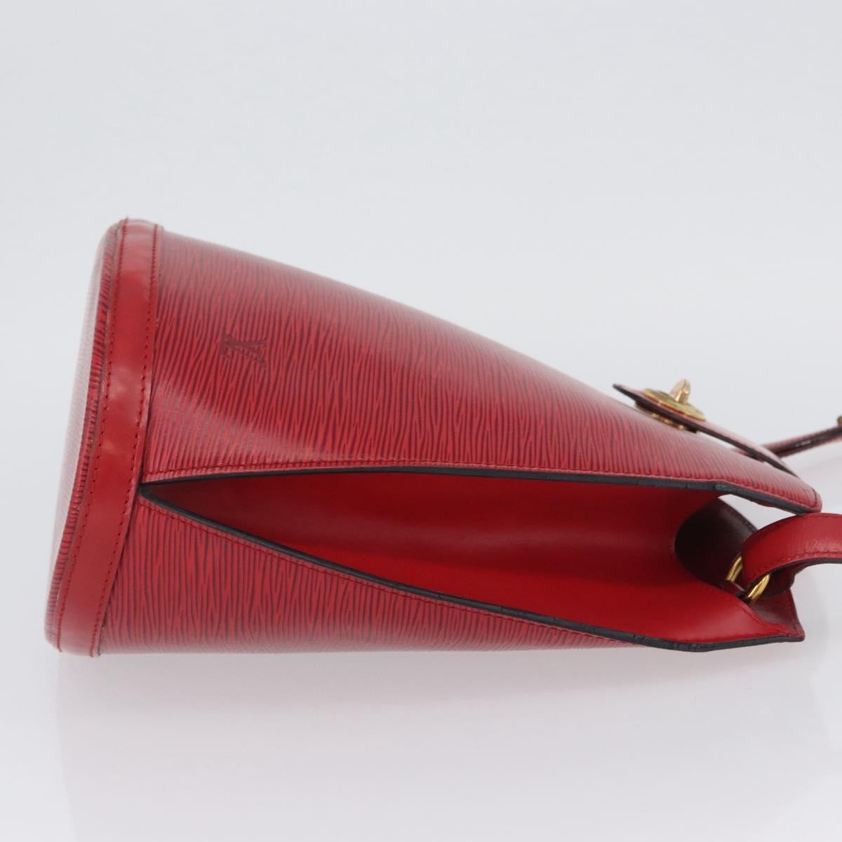 LOUIS VUITTON Epi Cluny Shoulder Bag Red M52257 LV Auth ka3024