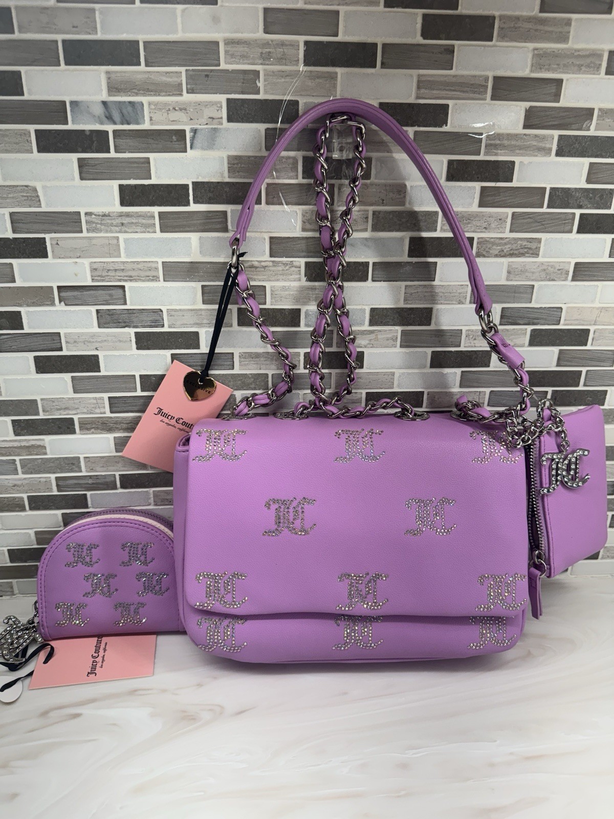 Juicy Couture Taking The Lead Flap Crossbody/shoulder With Wallet