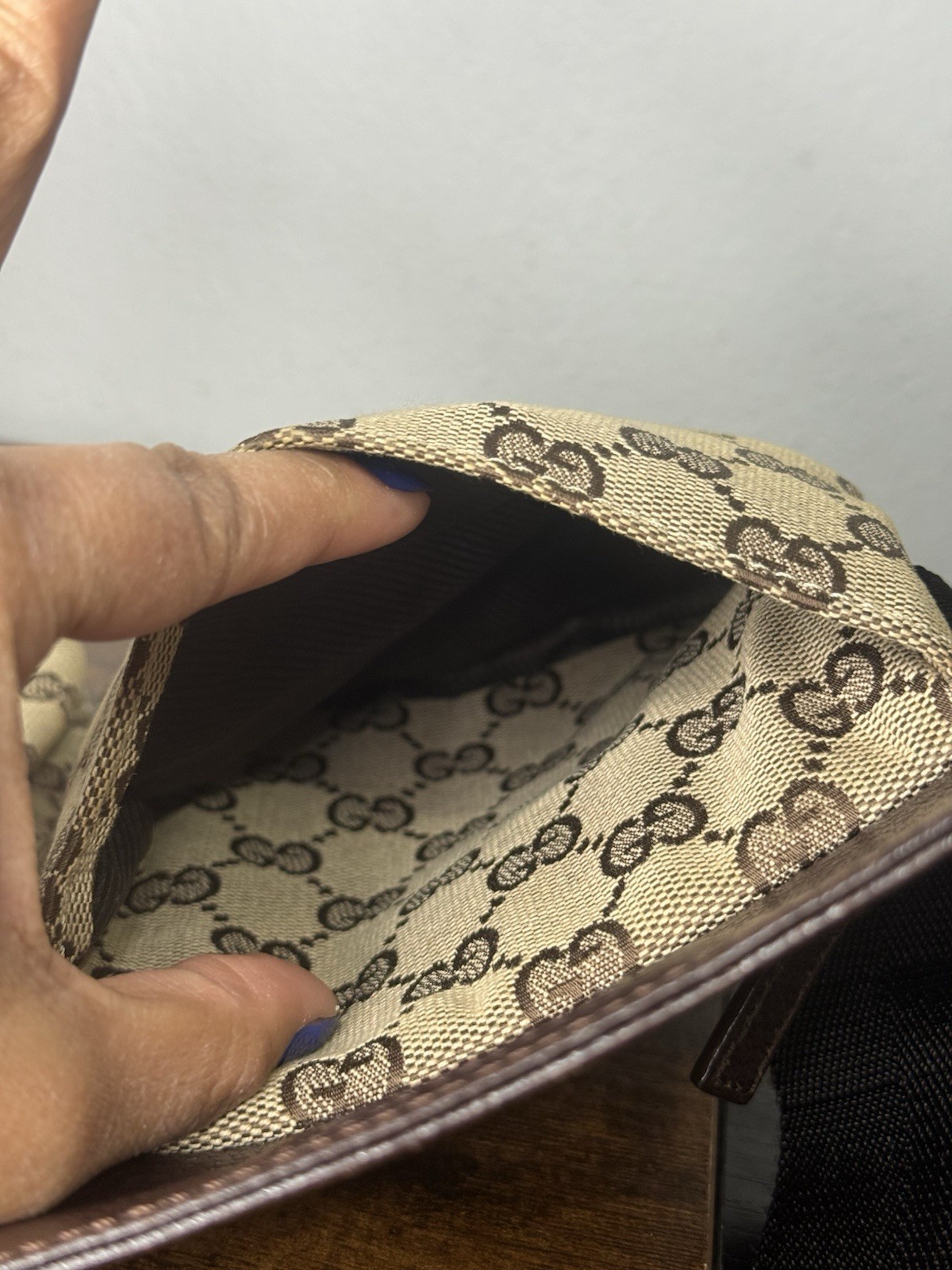 Gucci GG Belt Bag Medium Beige/Brown Canvas/Leather