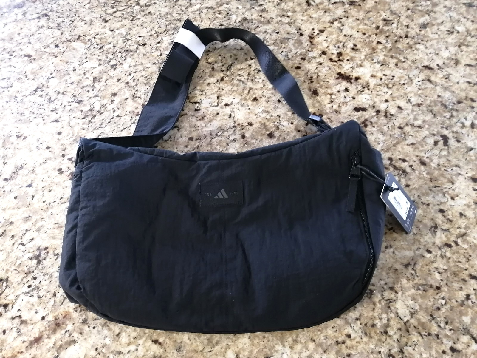 Adidas Crescent Crossbody Bag 15″ x 8″ JL4129 Black