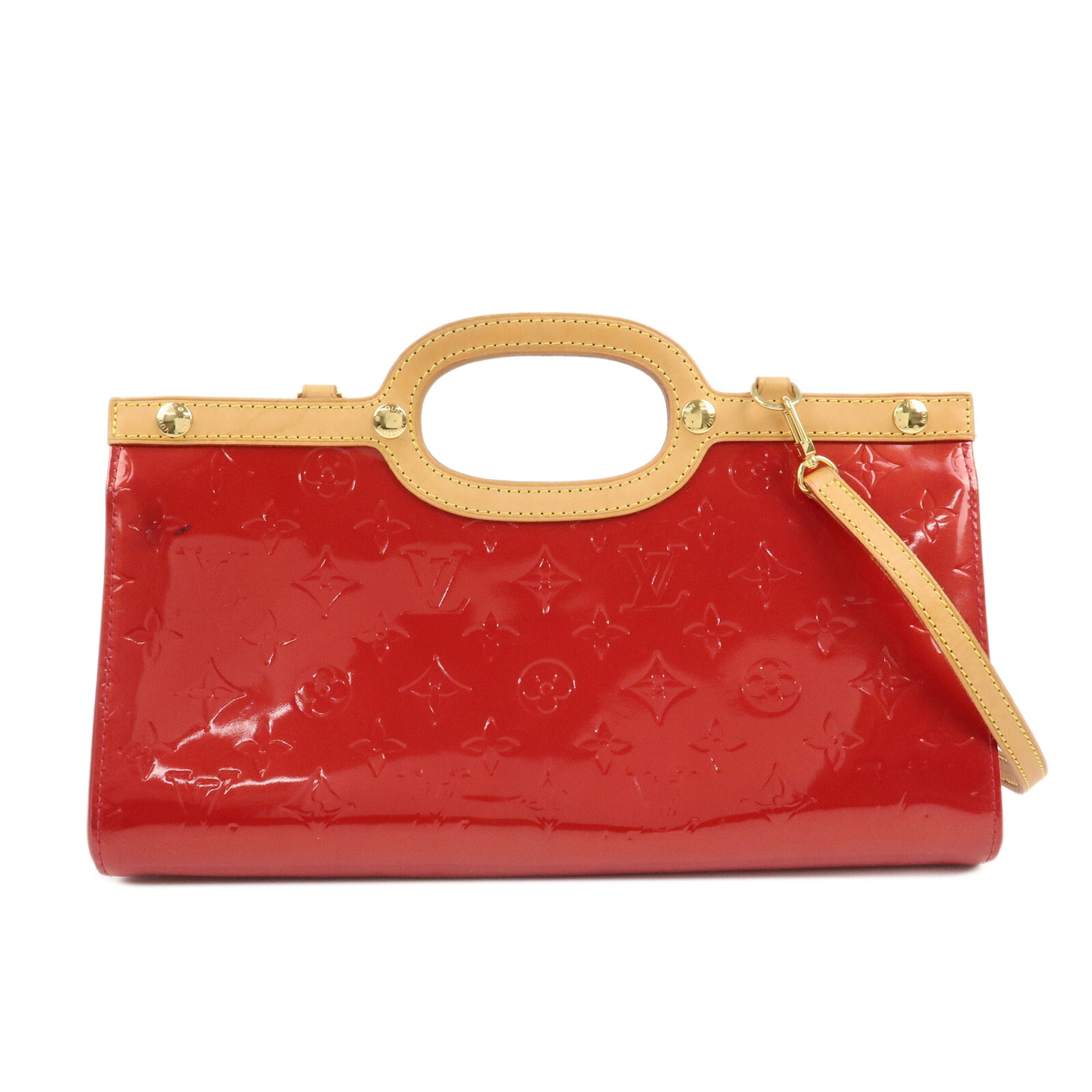 Louis Vuitton Monogram Vernis Roxbury Drive Shoulder Bag M91987 Auth Used