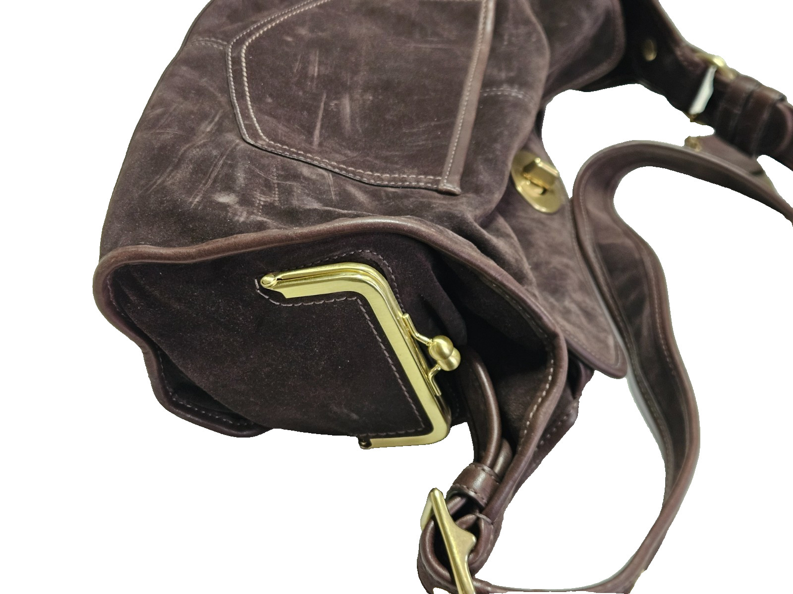 NWT! COACH 12797 VTG Brown Archive Limited Edition Bleecker Suede Haversack Hobo