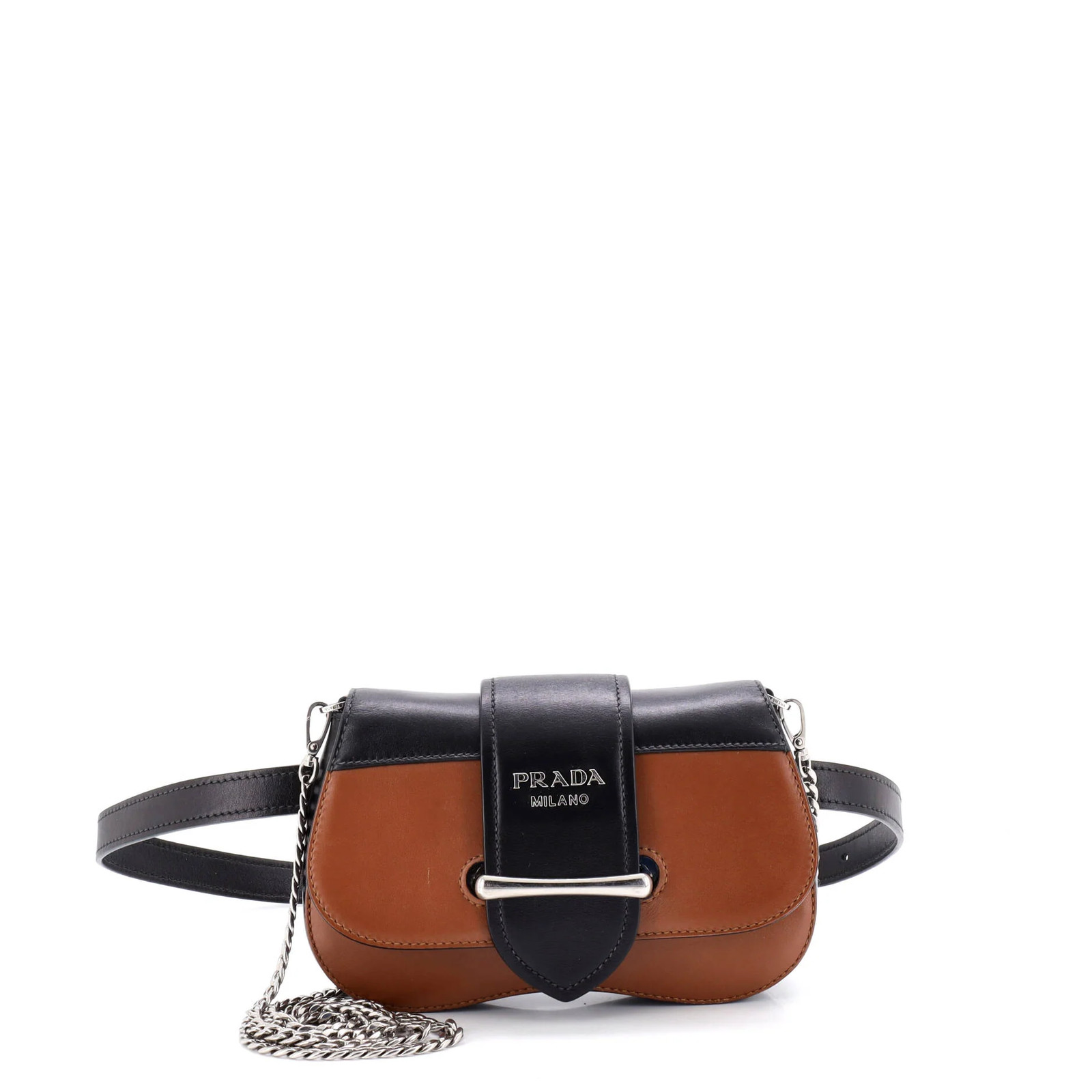 Prada Sidonie Shoulder Bag City Calf Small