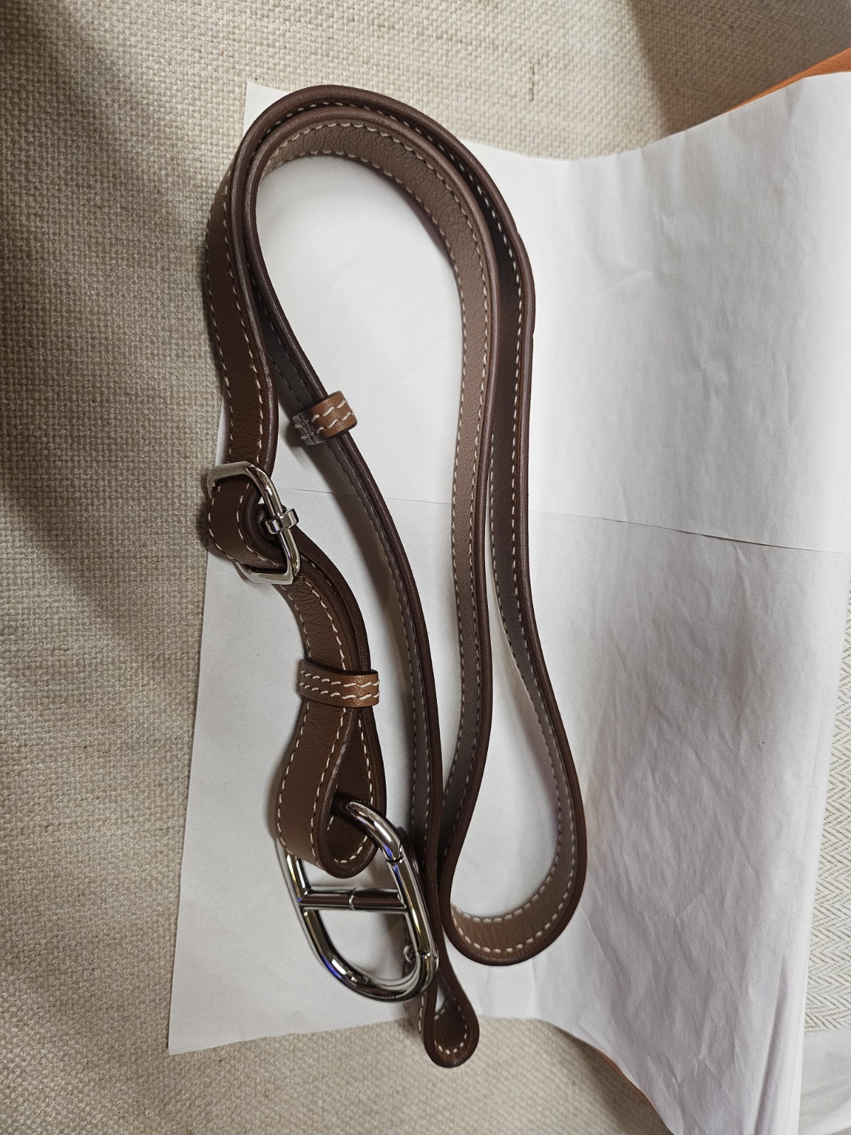 Hermes In The Loop Belt Bag Verso Swift Leather Gold/Yellow Palladium Hardware