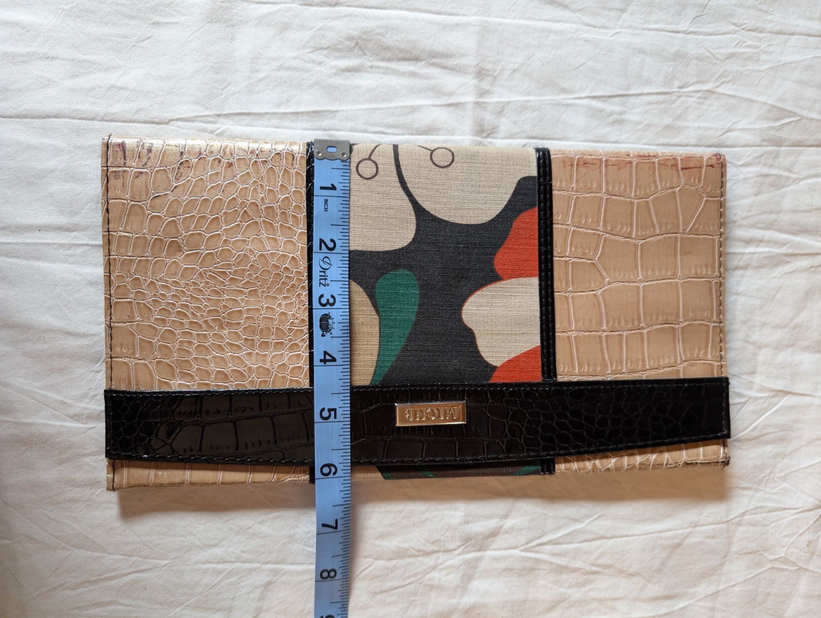 Miche Purse Shells- 4 Colored Faux Leather and Faux Crocodile Texture- USED