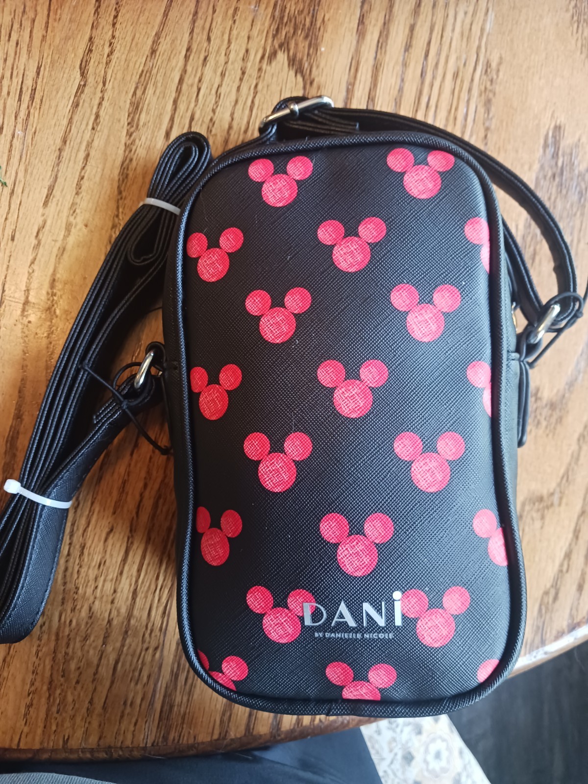 Danielle Nicole Disney Mickey Mouse Boxed Crossbody Bag Purse Pouch 5×8