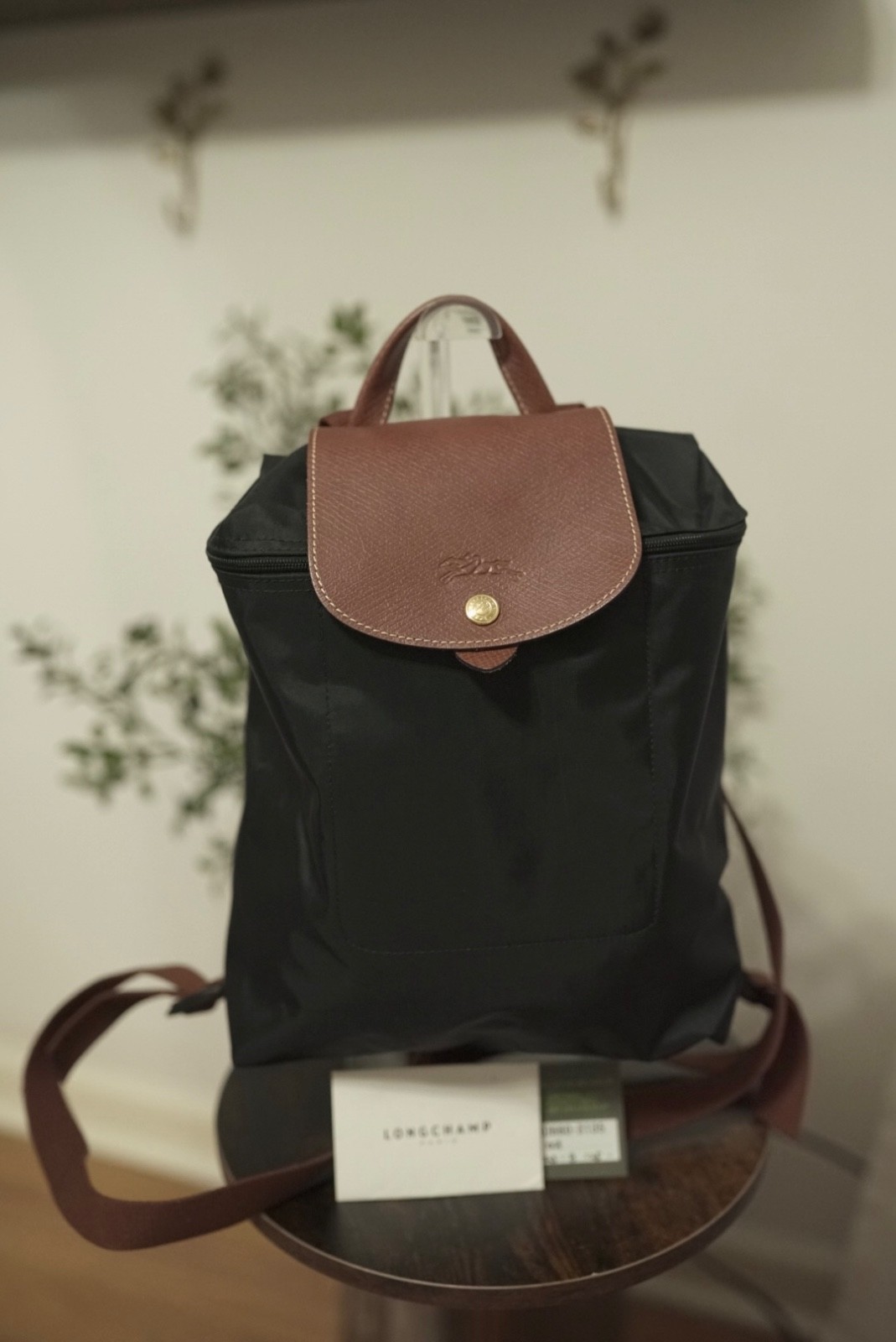 Authentic Longchamp Le Pliage Backpack – Navy (Discontinued Version)