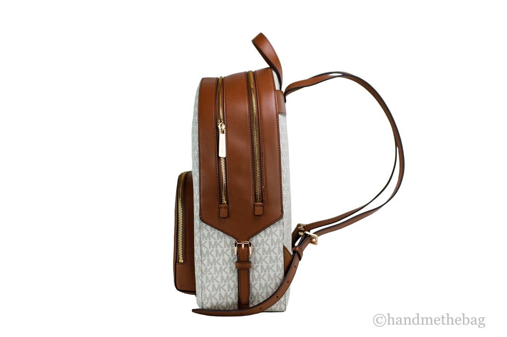 Michael Kors Jaycee Large Vanilla Shoulder Backpack Bookbag