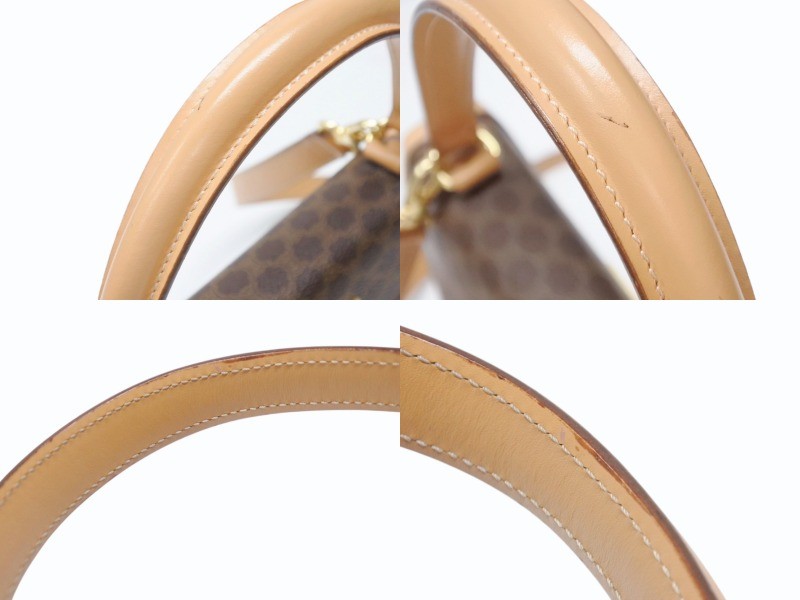 CELINE Handbag Brown PVC M13 [USED]