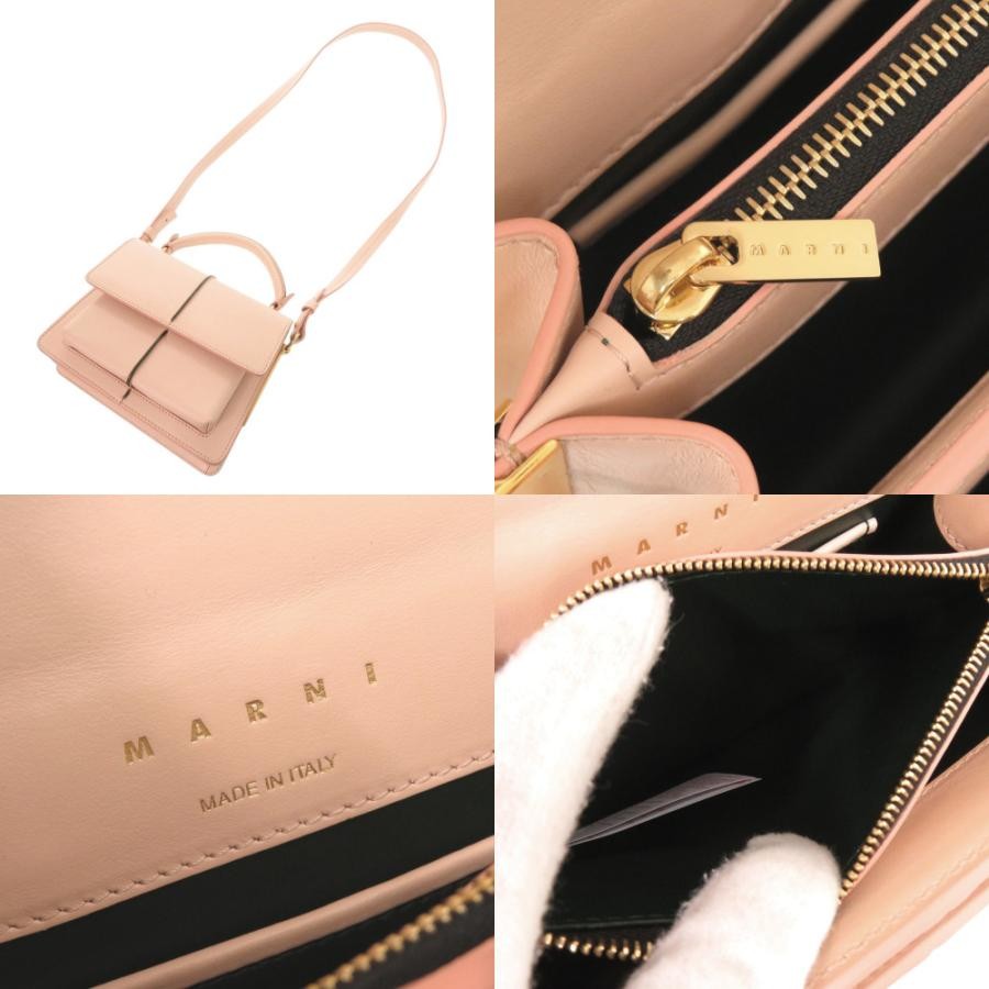 MARNI Bag: Attache Pink W20H15D8cm;