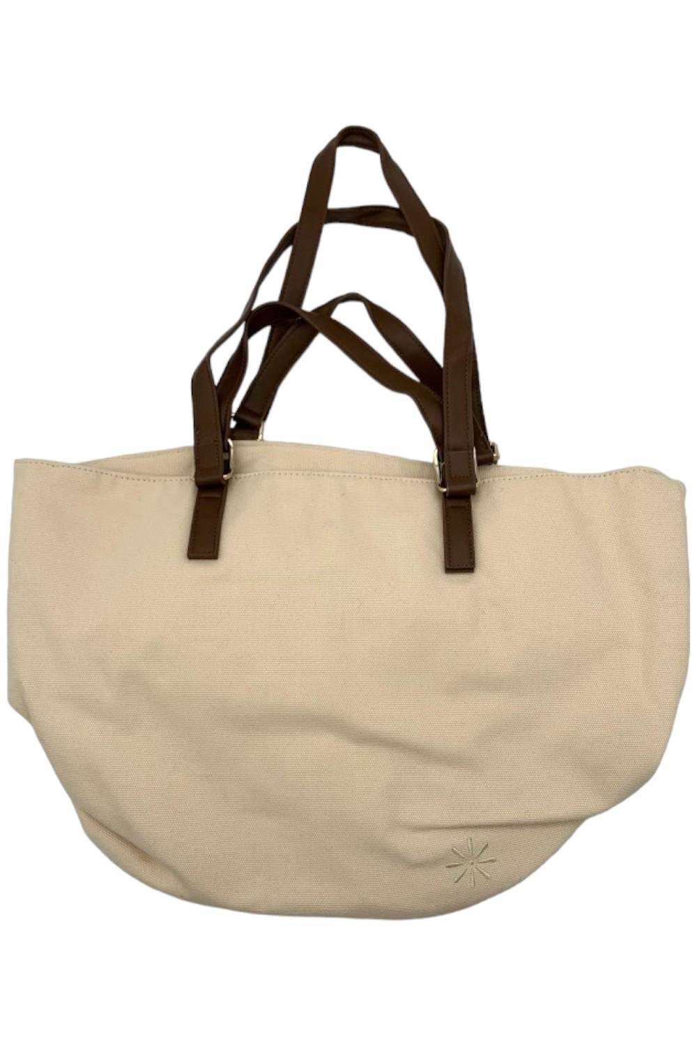 Isaac Mizrahi Live Bridgehampton Tote Bag with Natural