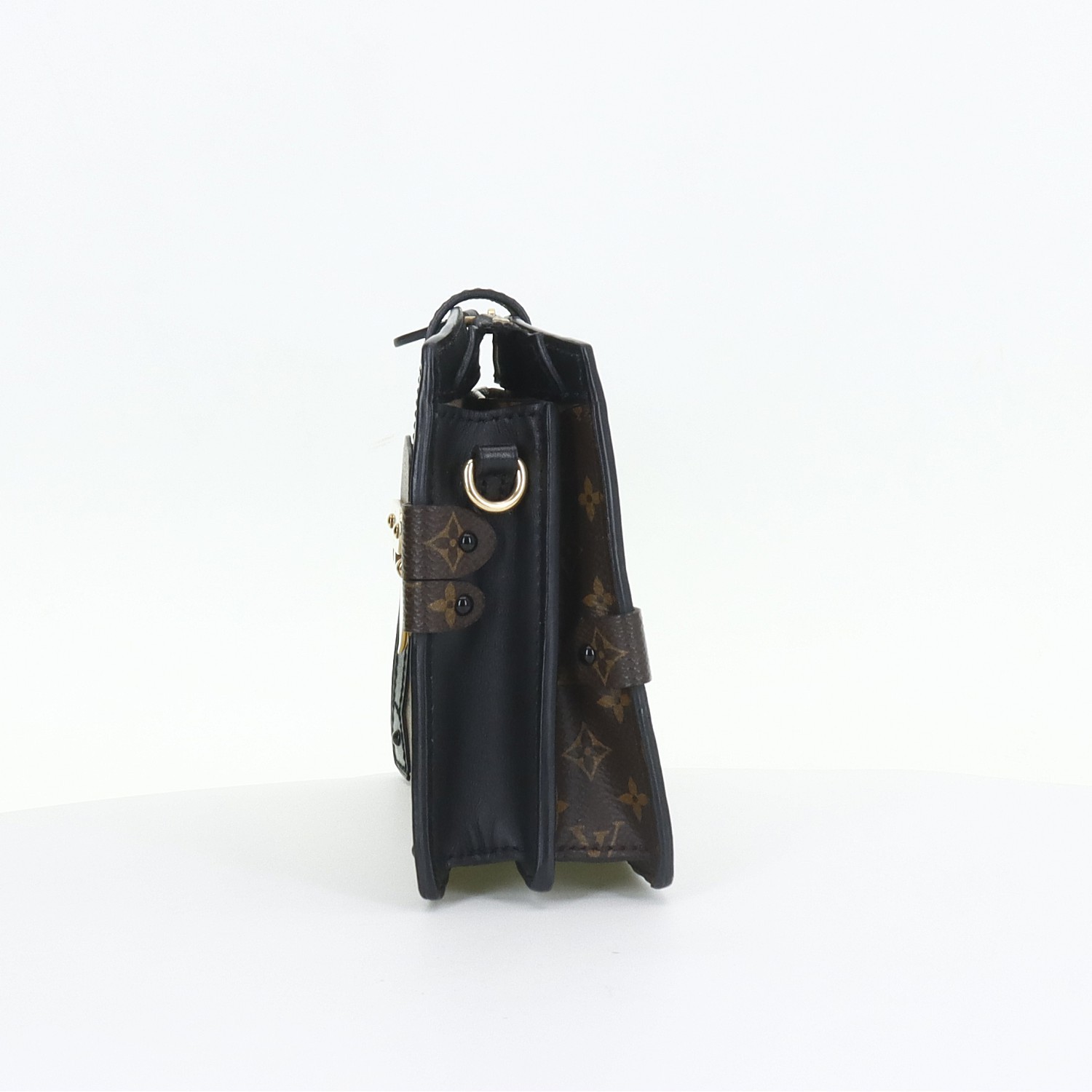 LOUIS VUITTON Trunk Clutch Monogram print Soft box‑shaped mini Shoulder bag