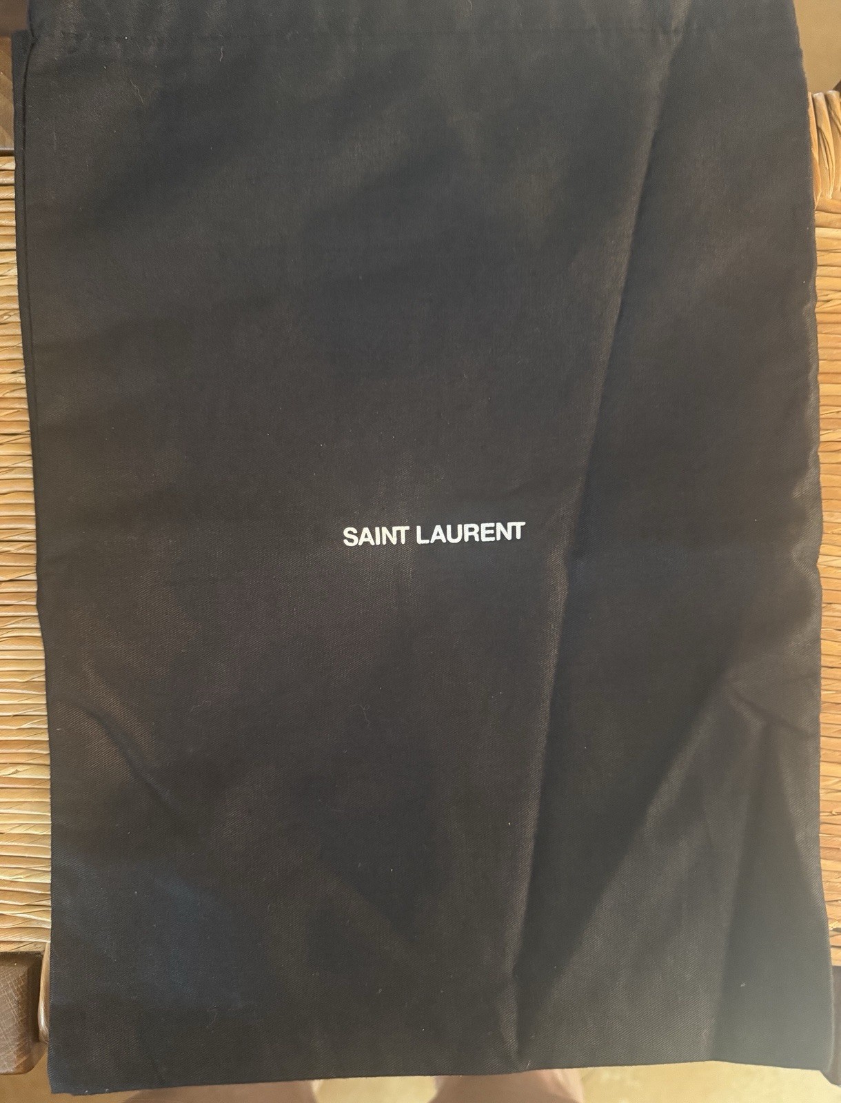 Saint Laurent Paris Drawstring Dustbags 10 x 14 (x2)- NEW