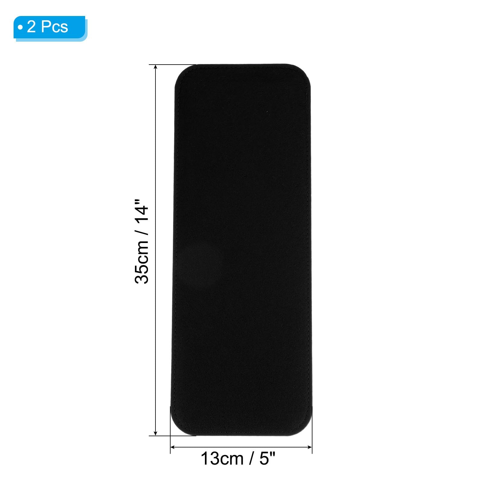 Black Felt Handbag Base Shaper 14×5 Inch Pad for Tote and Backpack