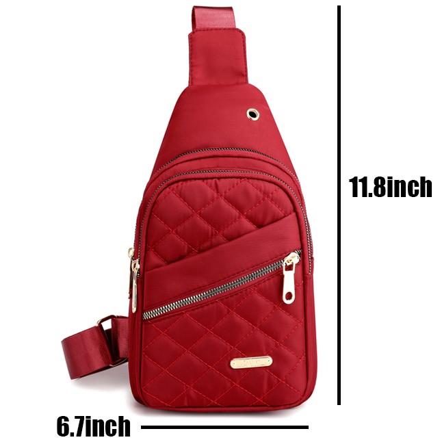 Waterproof Cross Body Bag Ladies Handbag Shoulder Bag Womens Purse Travel Sports