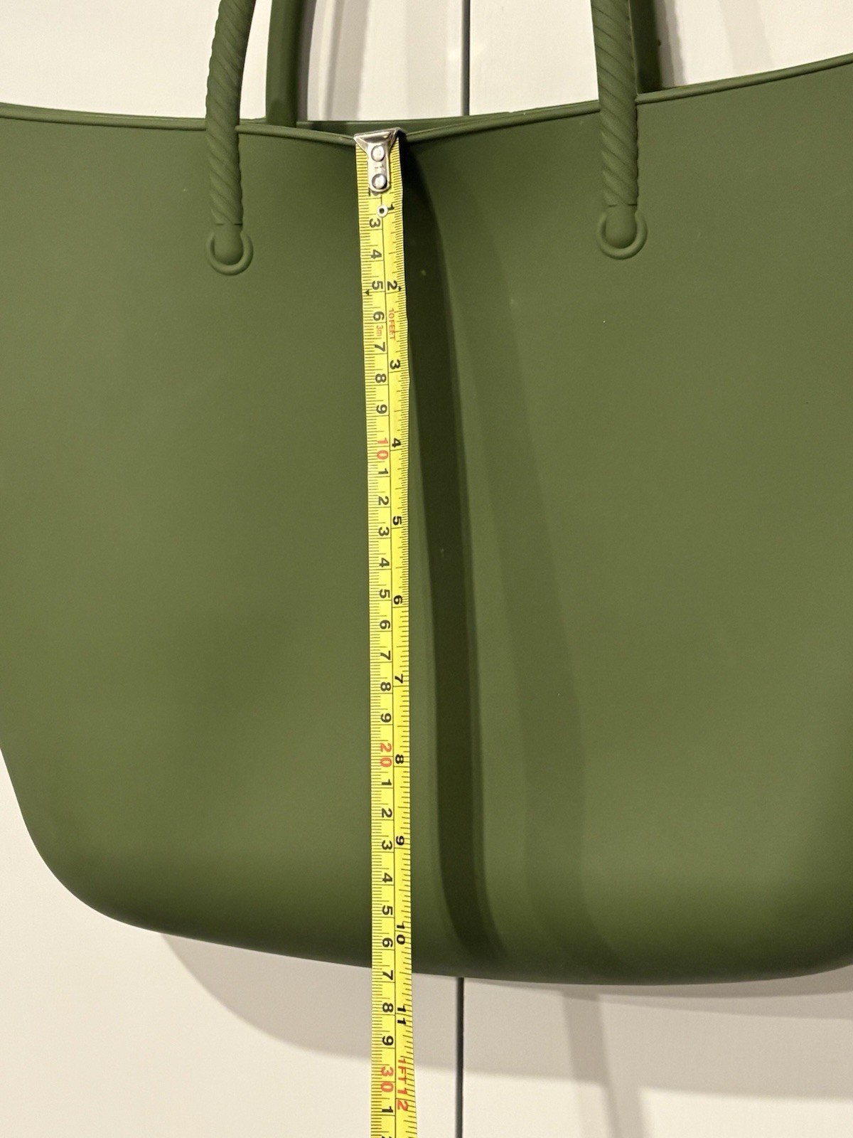 It’s Happy Hour At The Lake Silicone Cooler Bag Reversible Green Large Tote