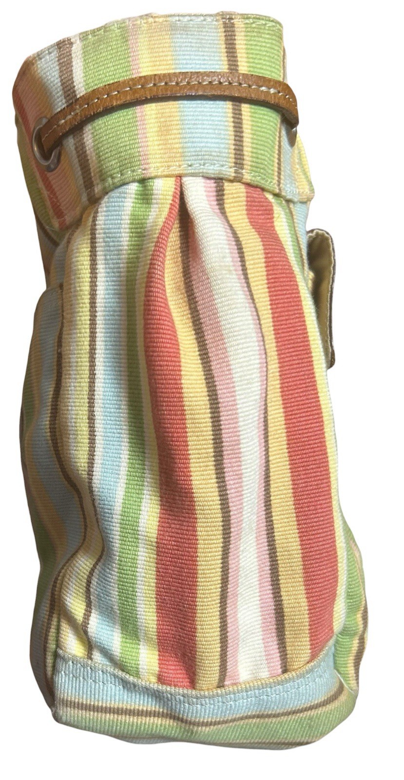 Vintage Fossil 1954 Canvas Striped Purse Women’s Shoulder Hand Bag Multicolor