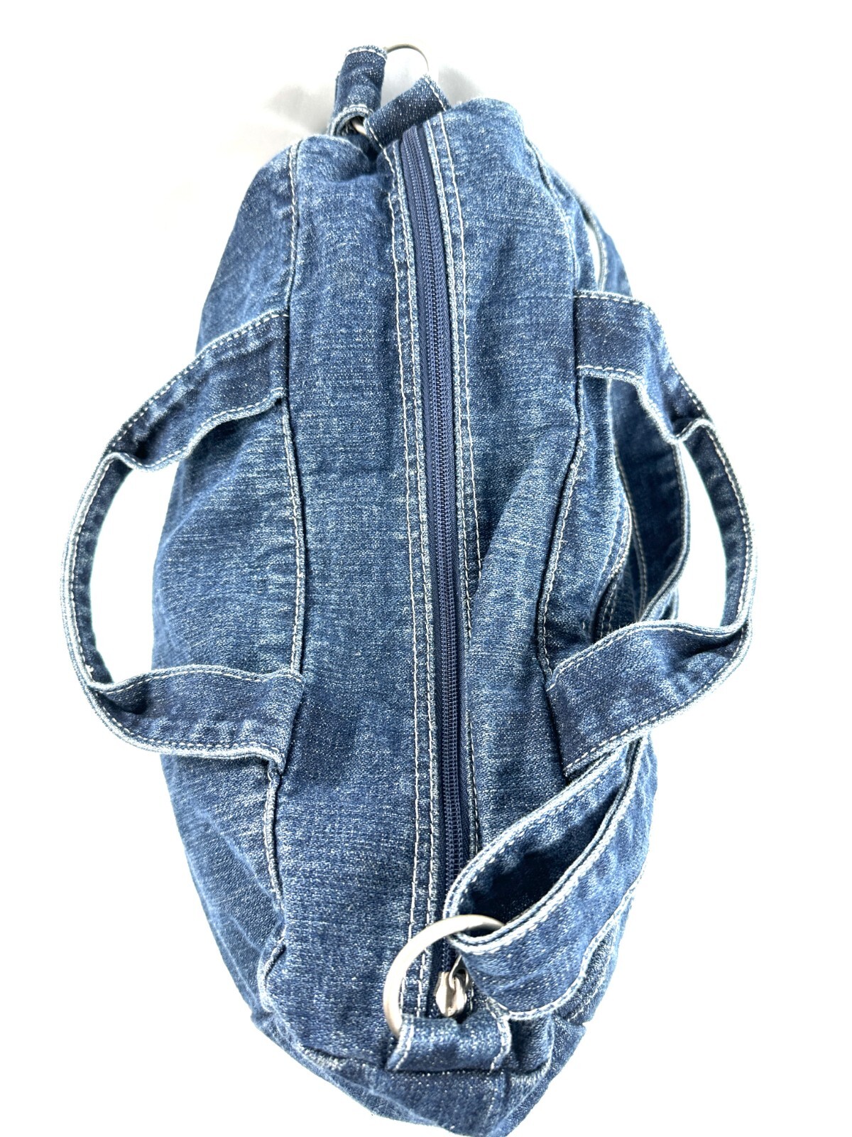 Unbranded Jeans Denim East West Medium Shoulder Bag Duffle Travel School Gym