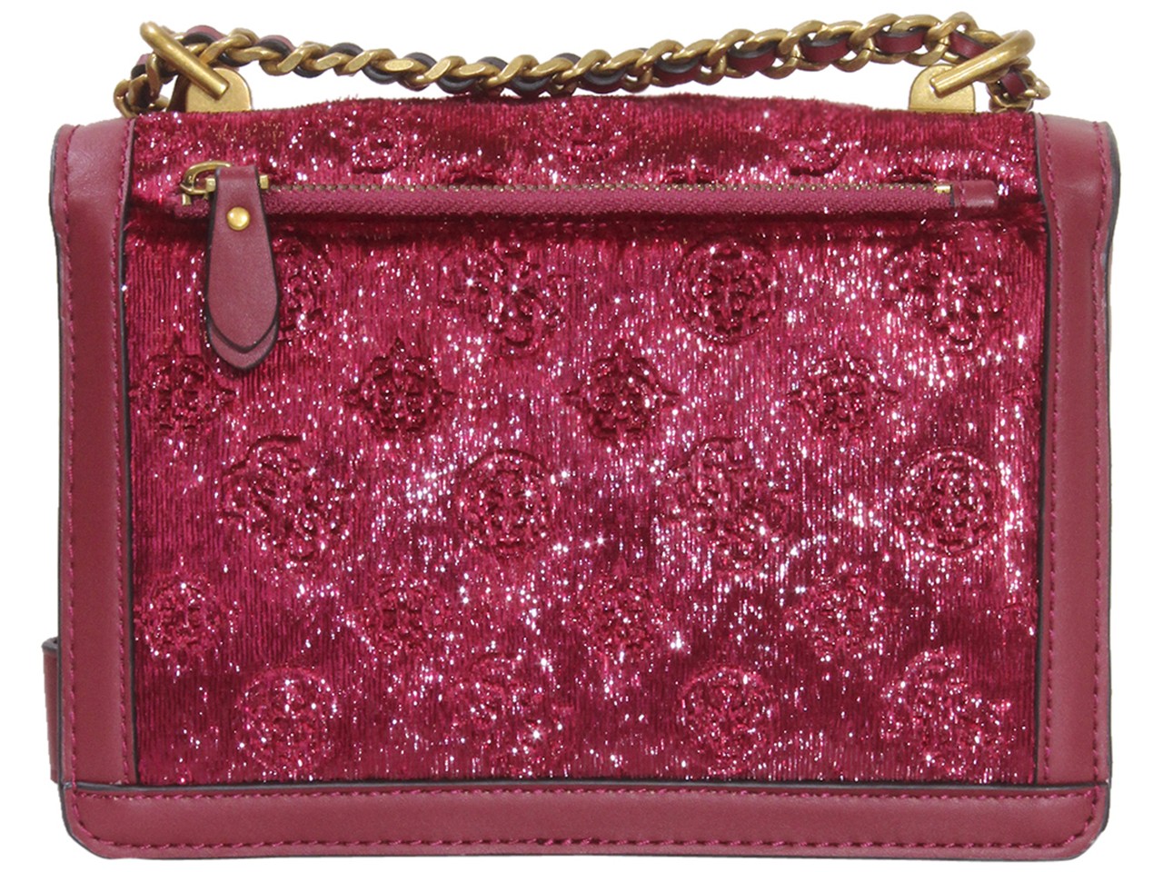 Guess Women’s Abey Handbag Fold-Over Flap Crossbody Bag