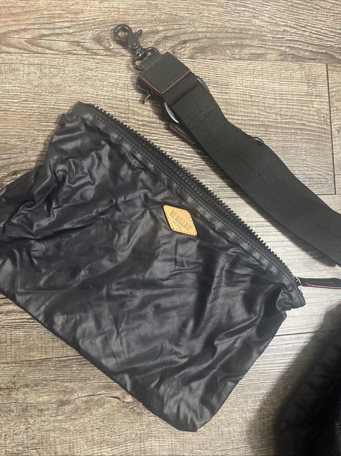 MZ Wallace Black Metro Tote With Pouch And Strap