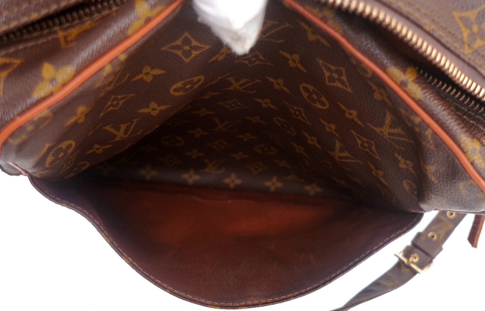 Vintage LOUIS VUITTON LV Monogram Leather MARCEAU Shoulder Crossbody Bag France