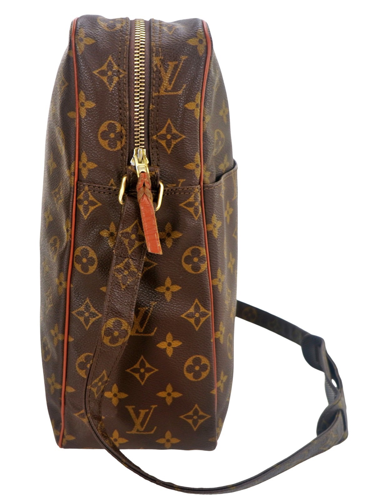 Vintage LOUIS VUITTON LV Monogram Leather MARCEAU Shoulder Crossbody Bag France