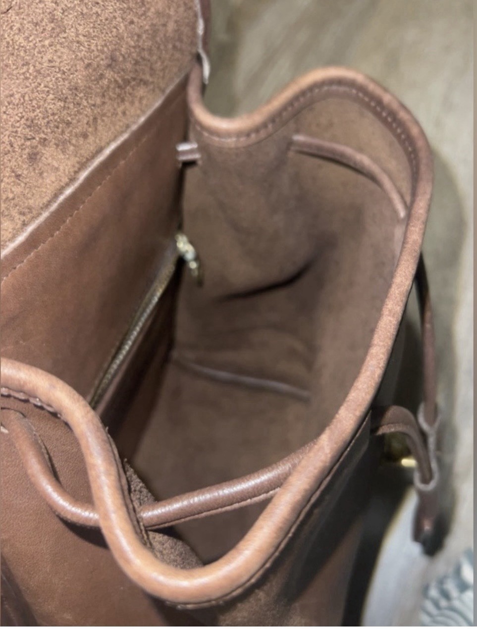 COACH Vintage Mahogany Leather Turn Lock Mini Backpack Daypack Purse Bag 9960.