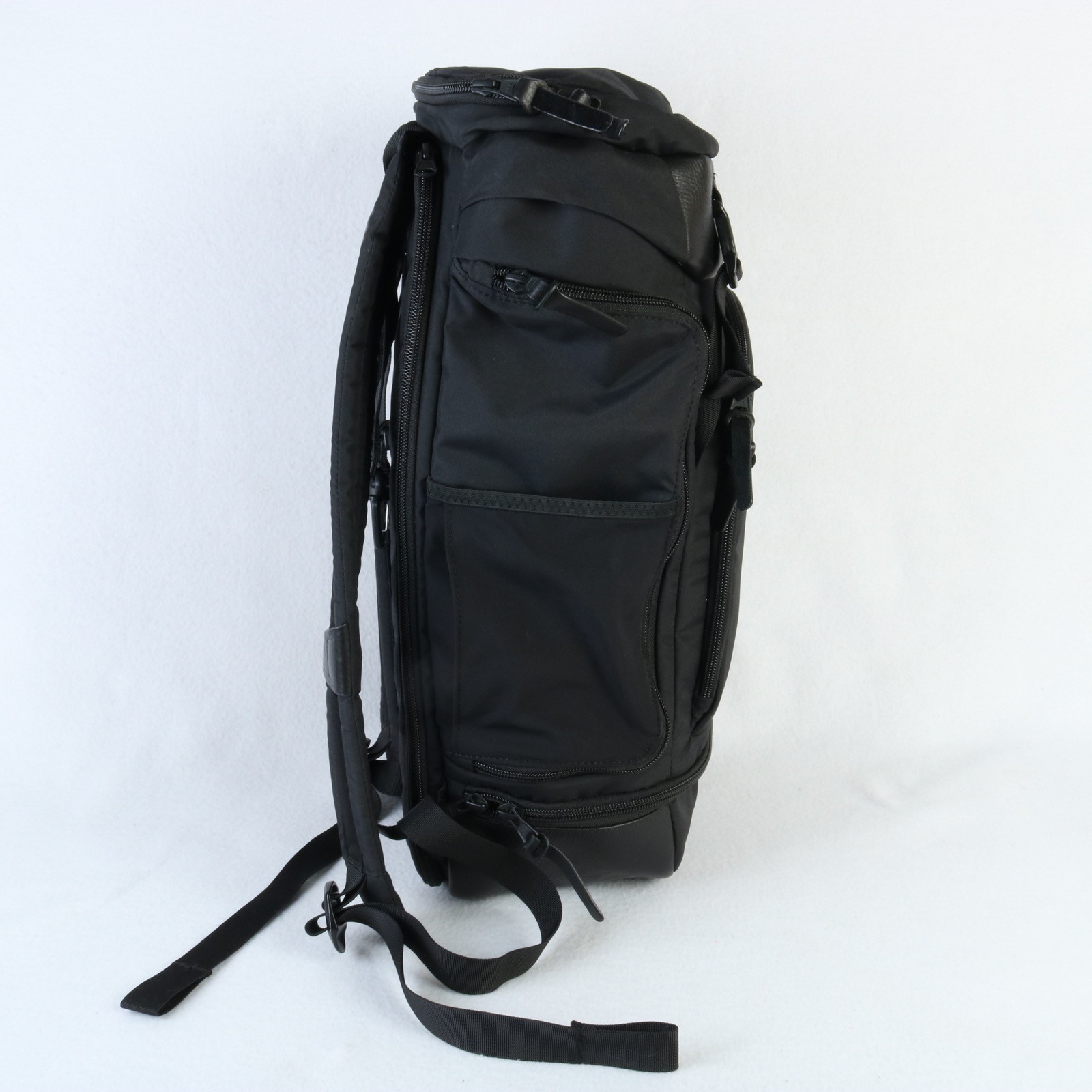 NO RECEPTION CLUB THE GETAWAY BAG BLACK DIAPER BAG