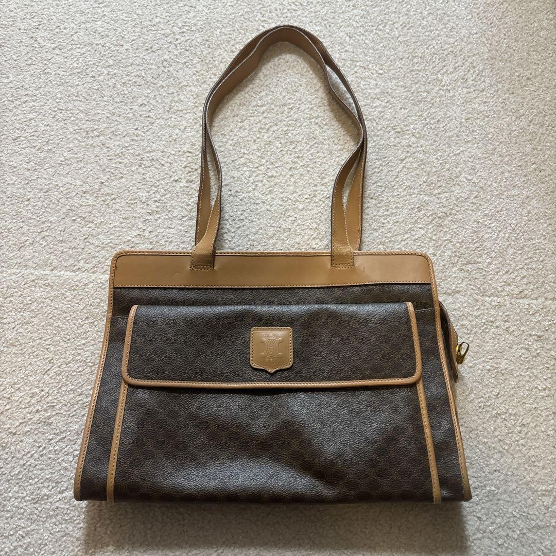 Celine Women Bag Extreme Vintage Macadam Brason Triomphe Logo Pattern Limited Ed