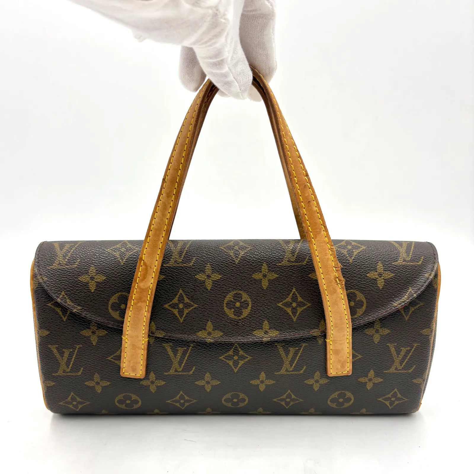 Auth Louis Vuitton Sonatine Monogram Handbag M51902 2Y7781