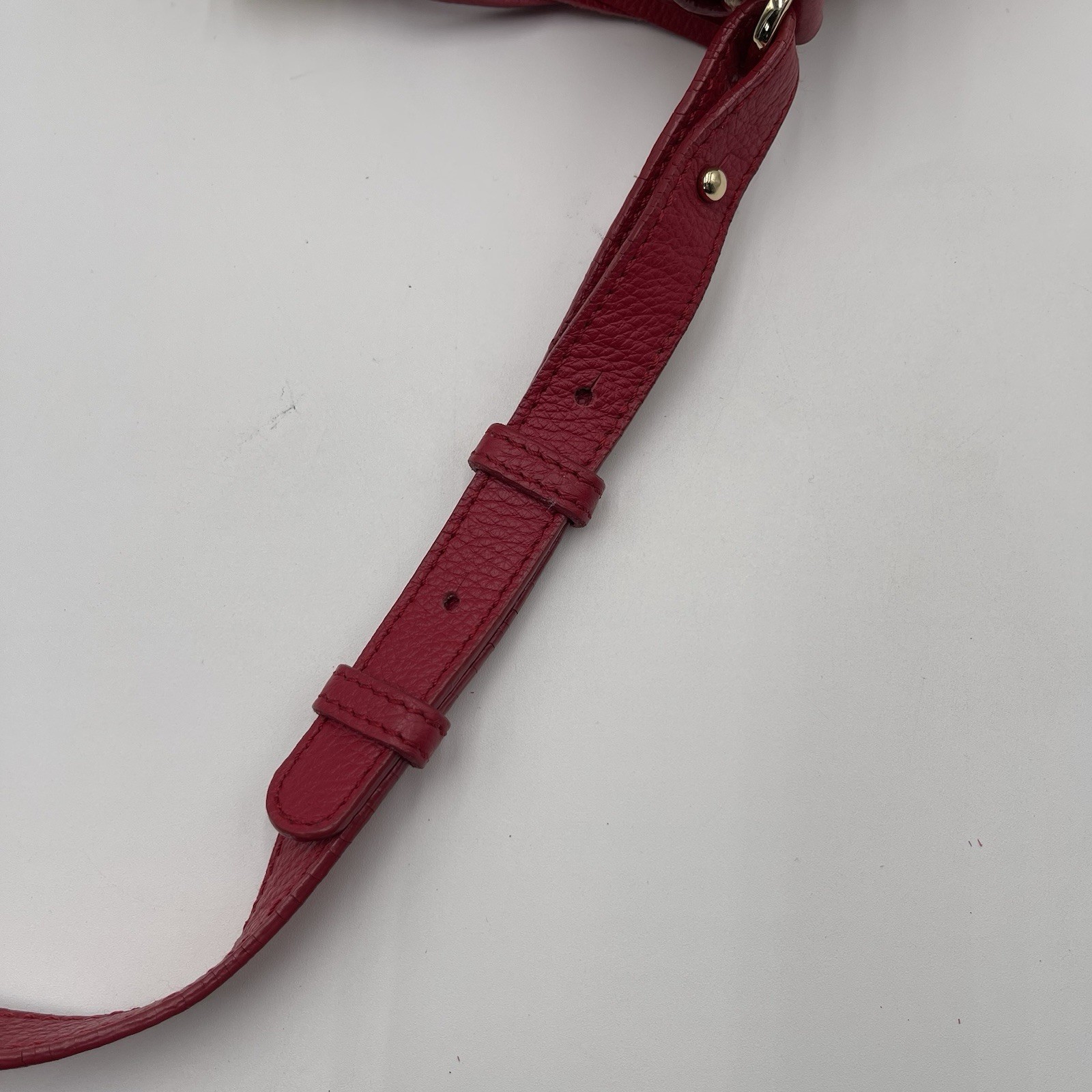 See by Chloe Vicki Saddle Bucket & Drawstring Crossbody Bag Purse Tassels Red