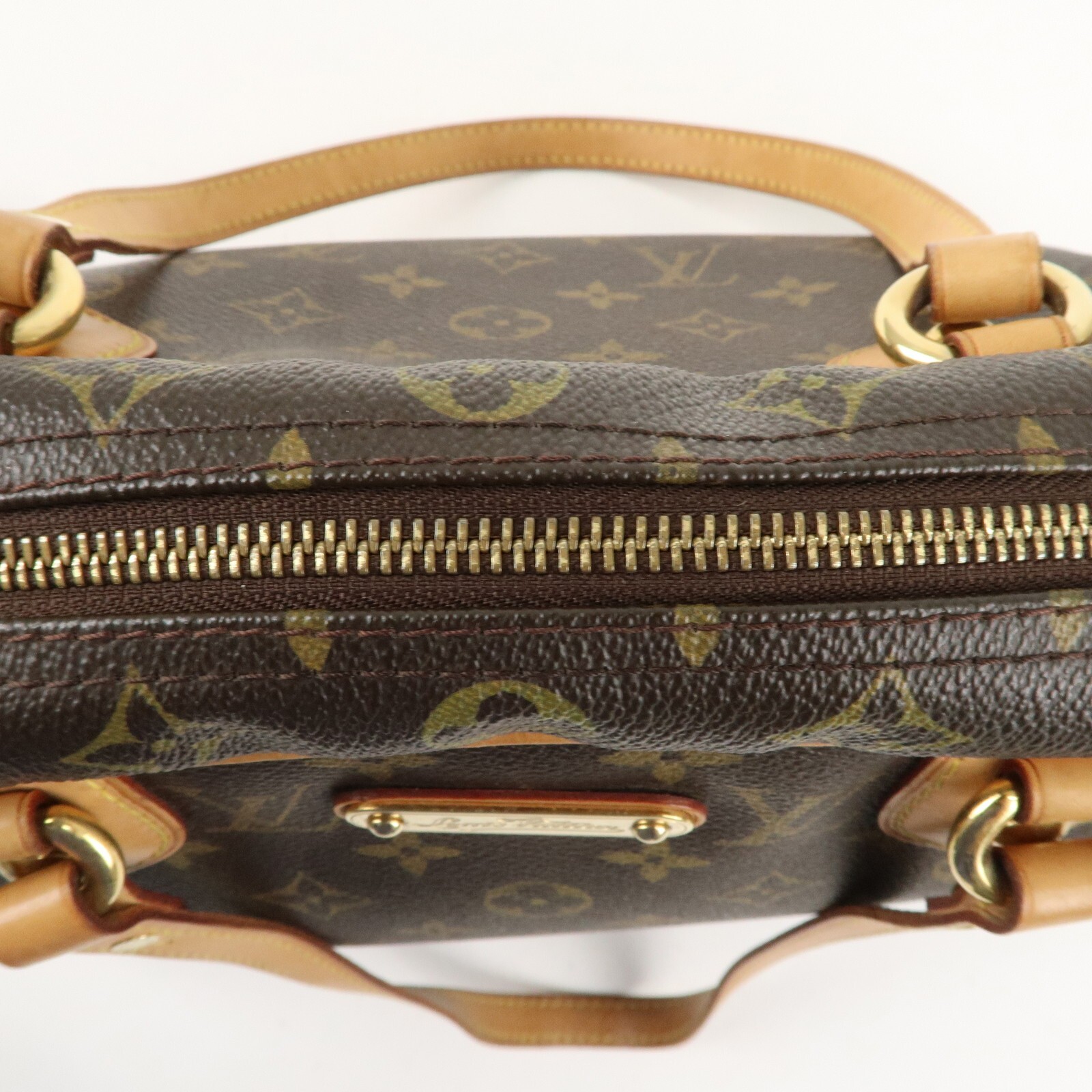 Louis Vuitton Monogram Montorgueil PM Shoulder Bag Brown M95565 Auth Used