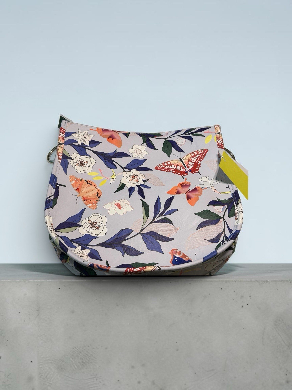 NEW Adorned NY Floral Butterfly Crossbody Bag Interchangeable Straps Organizer P