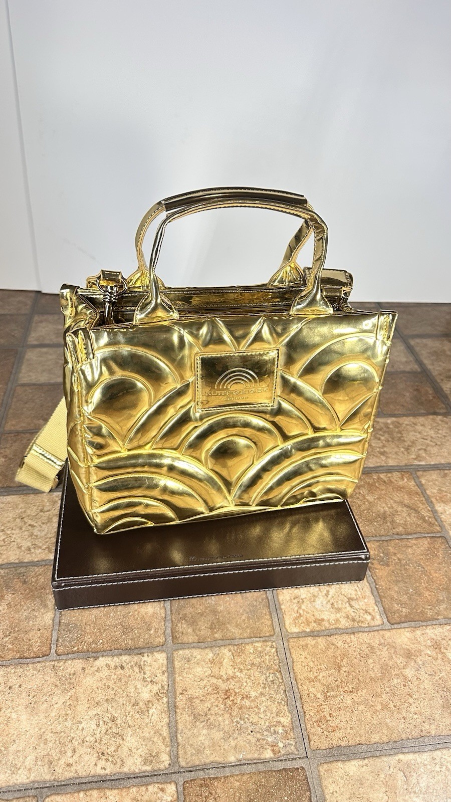 Kurt Geiger London BAG Southbank yellow Gold