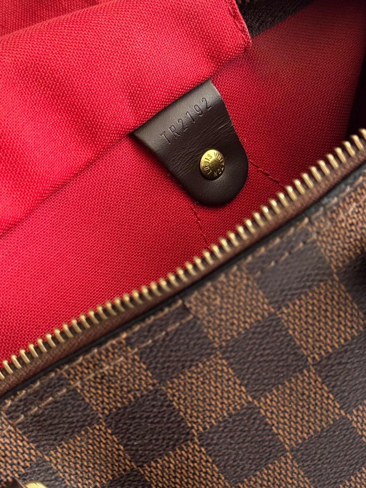 Louis Vuitton Speedy 30 Damier Ebene Brown Handbag