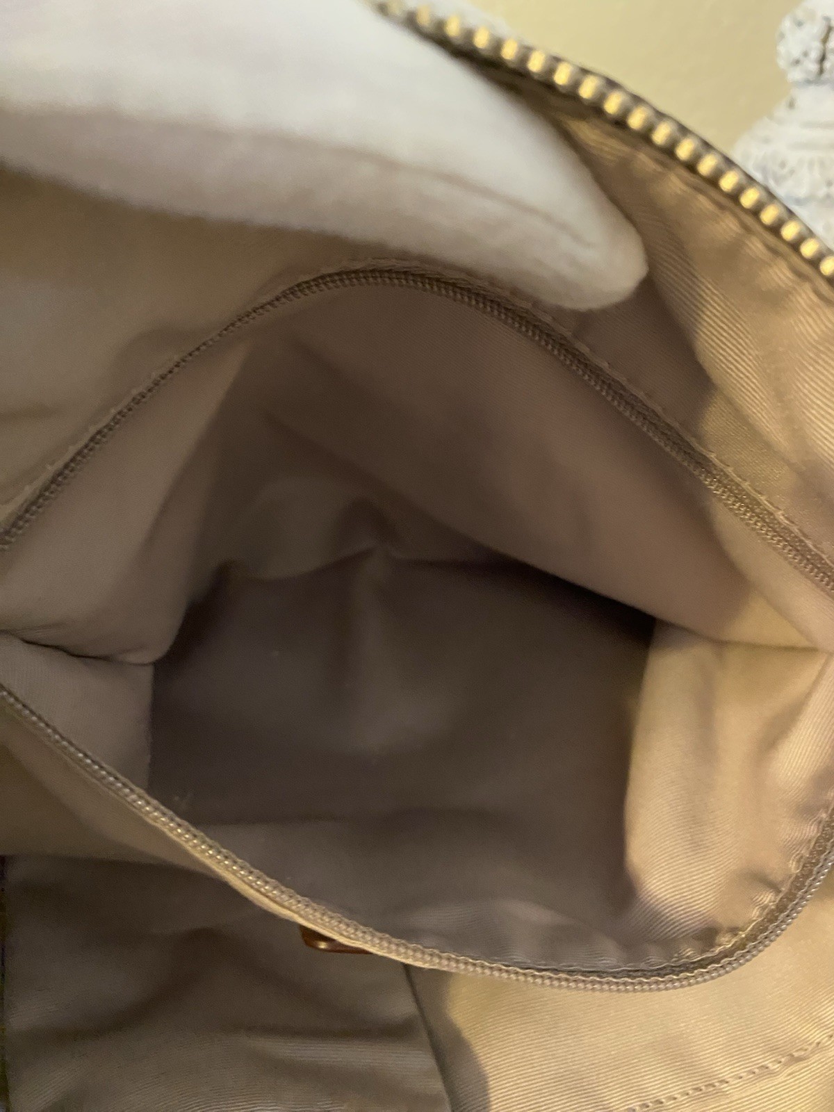 Coach Dove Gray Pebbled Leather Satchel Top Handle Zip, Silver Hardware Hang Tag