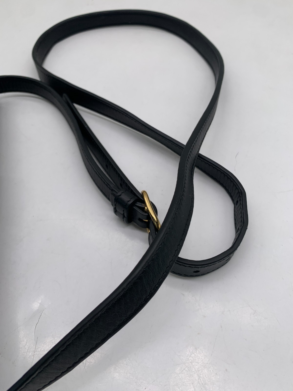 Gucci Double‑G Logo Leather Flap Crossbody Bag/WJ07204028/4028