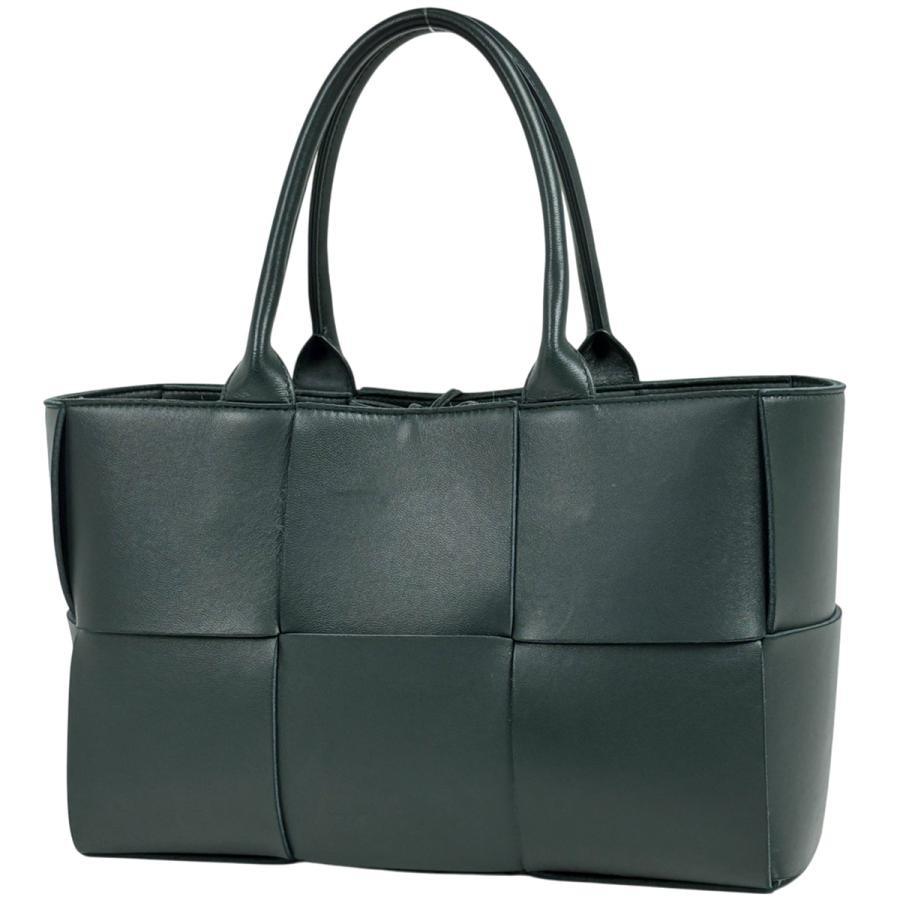 Bottega Veneta Leather Green Tote Bag #BS2754
