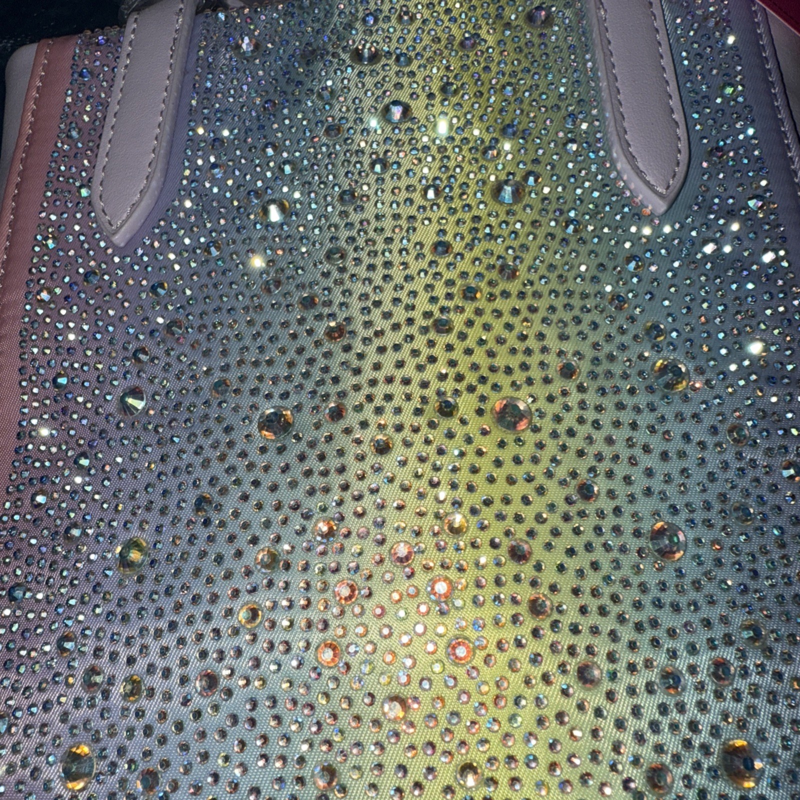 Betsey Johnson Rainbow Rhinestone Crossbody