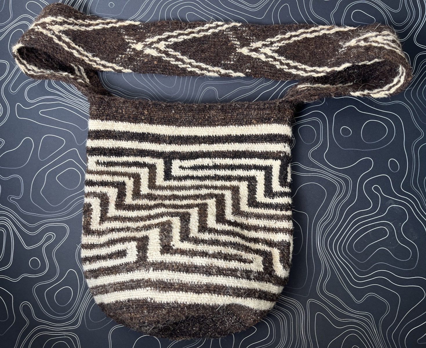 Authentic 100% Arhuaca Mochila Colombian Bag Wool