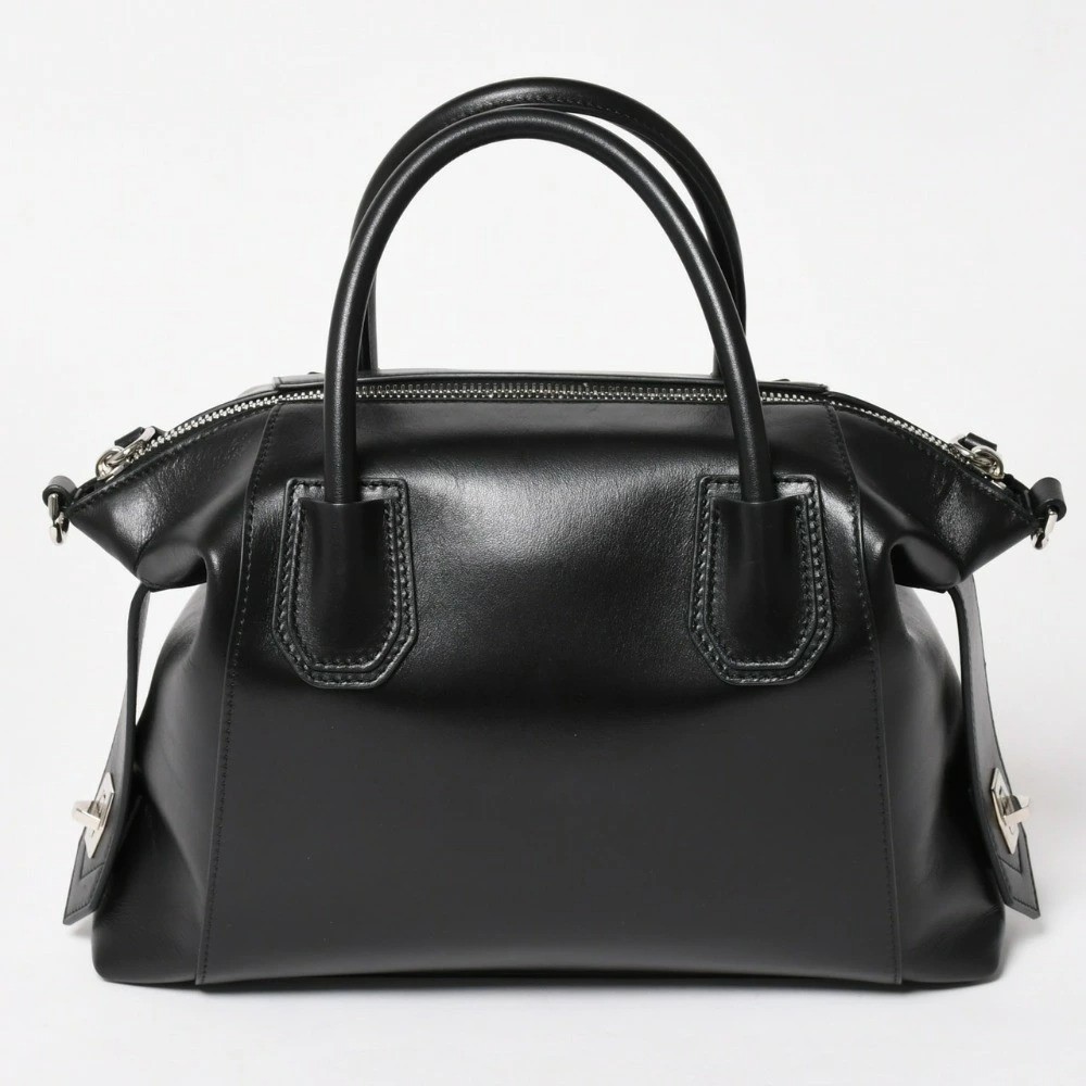 GIVENCHY Antigona Soft Small Bag Black Leather Authentic Rare