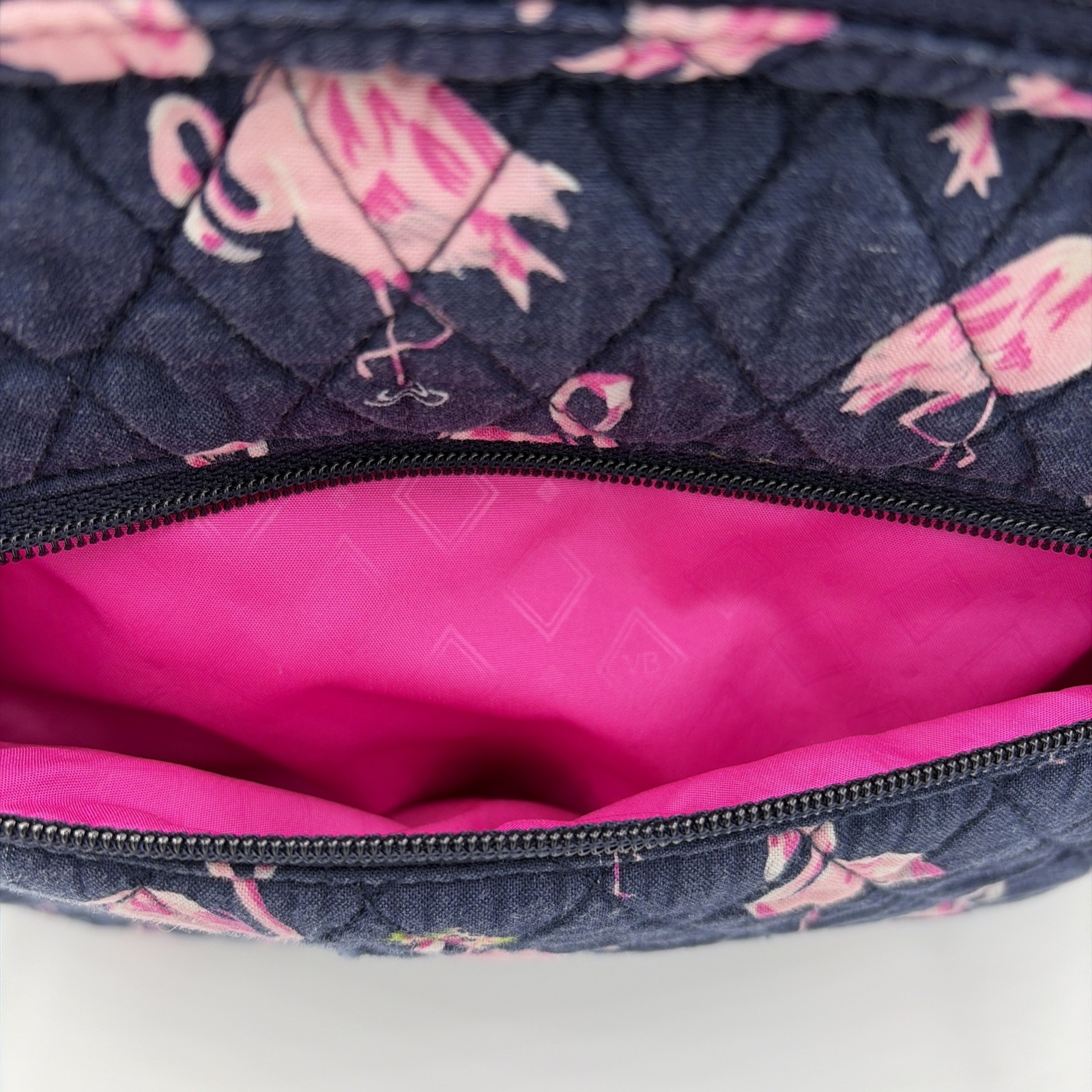 Vera Bradley FLAMINGO GARDEN/FLAMINGO Fiesta Large 5 Pocket Laptop Backpack
