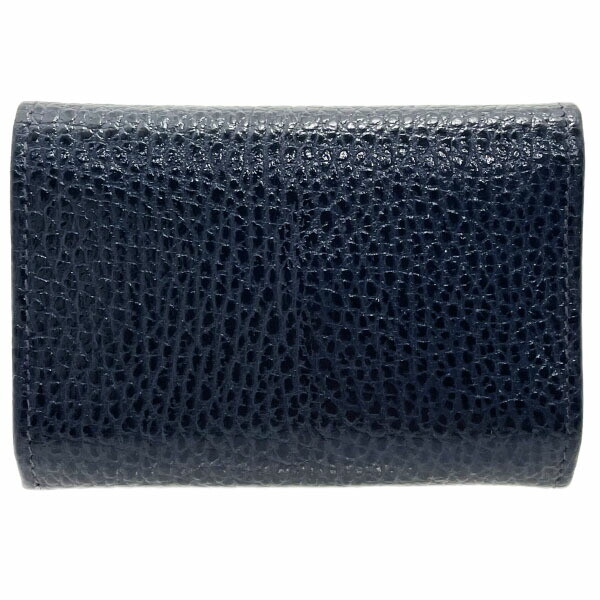 ■Authentic SMYTHSON accessory case leather dark navy dark blue SMYTHSON jewelry