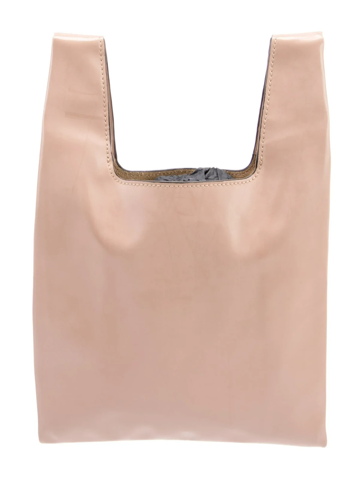Hayward Women’s PVC Nude Mini Shopper Tote Handbag Made in USA
