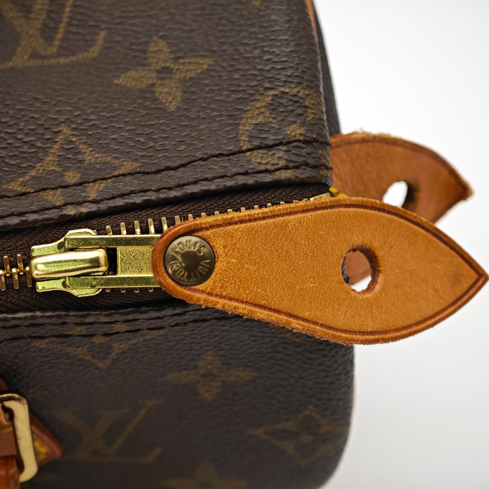 LOUIS VUITTON Speedy 25 M41528 Monogram Hand Bag Mini Boston Bag From Japan