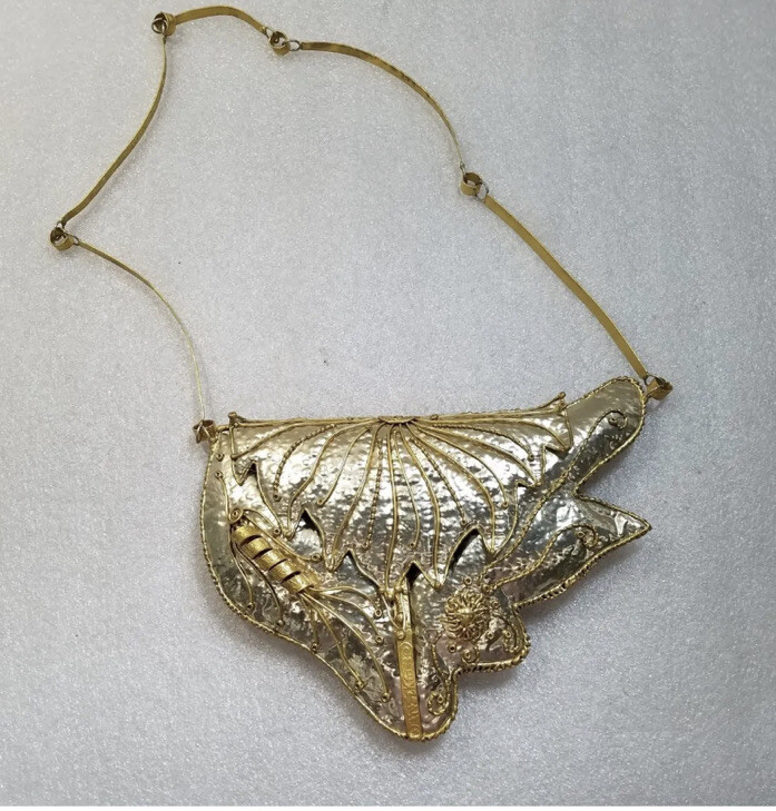 Handmade King Tut Hieroglyphics Egyptian Vintage Shoulder Bag *Rare