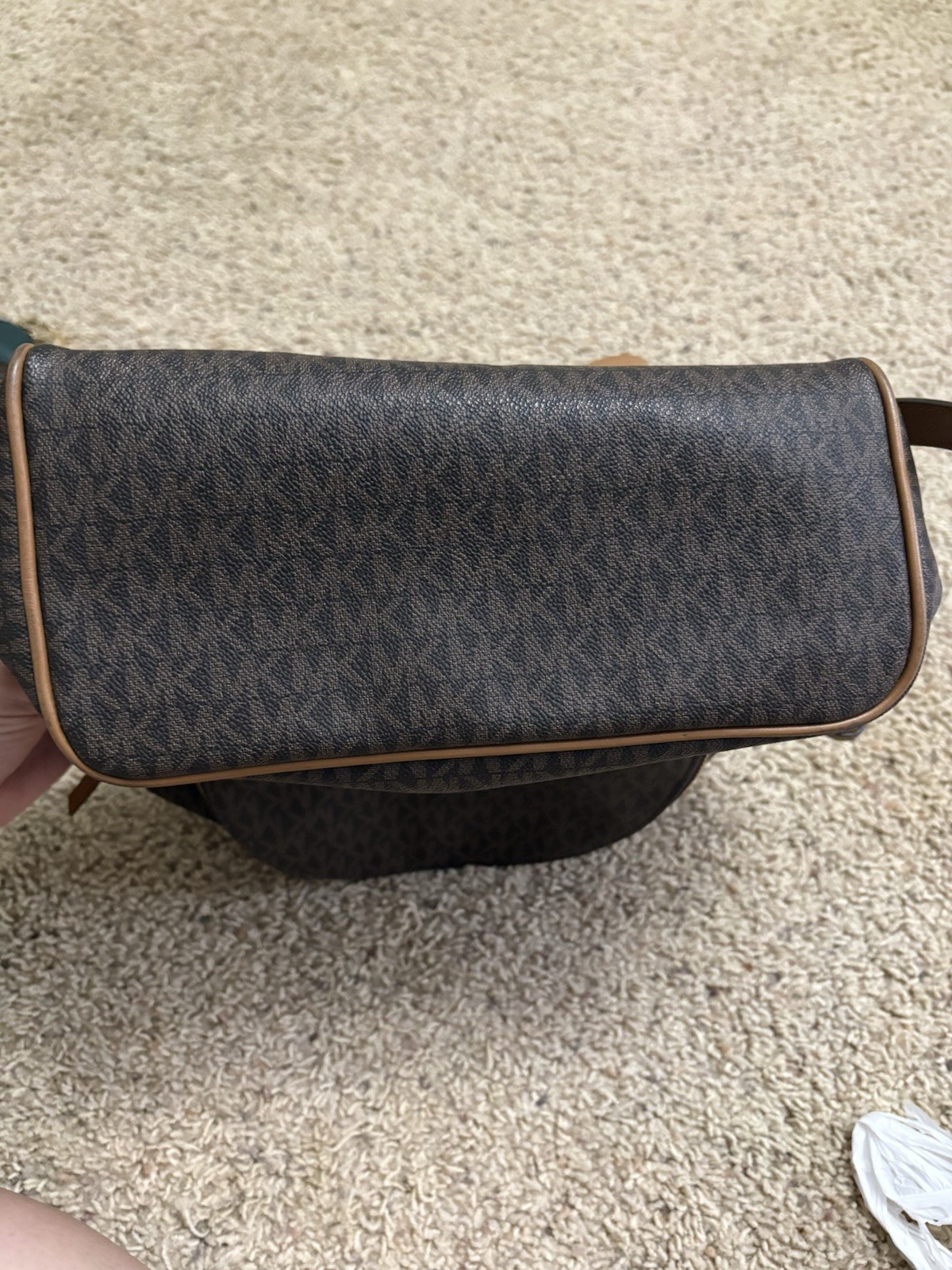 Michael Kors Rhea Medium Zip Backpack Chocolate Brown