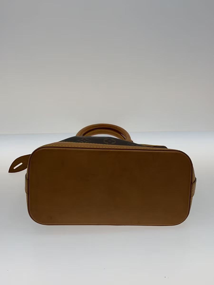 Louis Vuitton Lockit M40102 Handbag Monogram Leather Camel Unisex #SSB5494